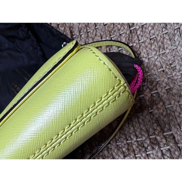 Kate Spade Canary Yellow Medium Flap Shoulder Bag - Picture 10 of 13